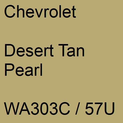 Chevrolet, Desert Tan Pearl, WA303C / 57U.